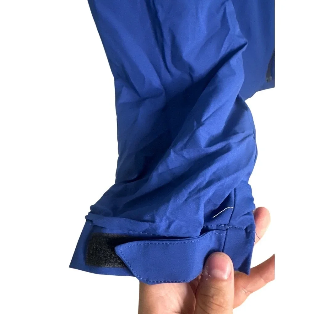 Tultex Outdoor Jacket MensBlue‎ Hooded Lightweight Rain WindbreakerSize L